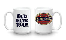 Load image into Gallery viewer, Old Guys Rule Better Oval 15oz Mug
