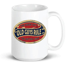 Load image into Gallery viewer, Old Guys Rule Better Oval 15oz Mug
