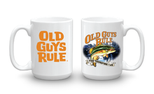 Load image into Gallery viewer, Old Guys Rule I Fish, I Lie 15oz Mug
