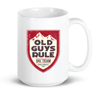 Load image into Gallery viewer, Old Guys Rule Ski Team 15oz Mug
